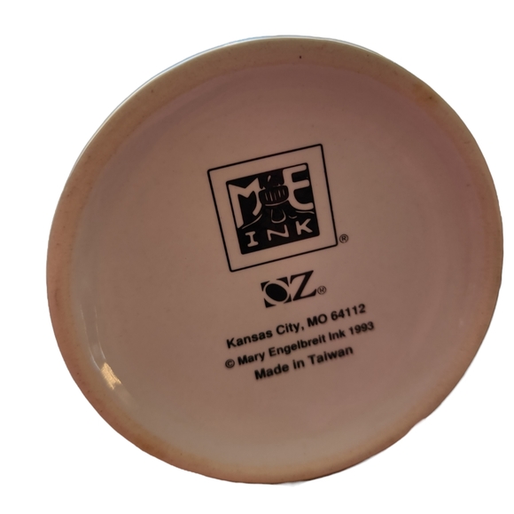 Vintage Mary Engelbreit BELIEVE Coffee Mug Santa On Roof 1993 Christmas - Picture 5 of 5